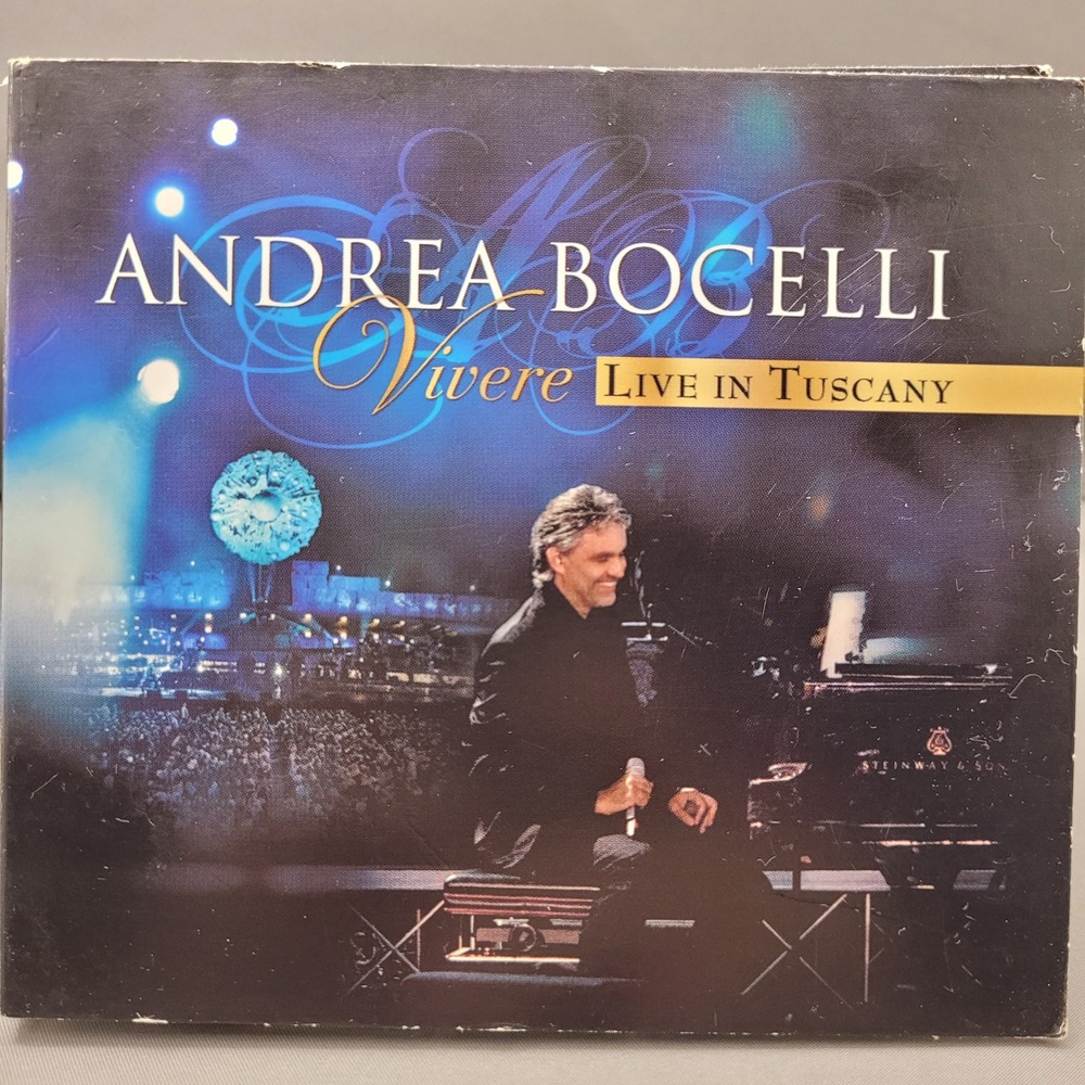 Vivere‎ Live in Tuscany by Andrea Bocelli (CD/DVD, 2007)
